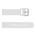 22mm For Huawei Watch GT2e/GT/GT2 46MM Color Buckle Silicone Watch Band (White)
