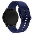 22mm For Huawei Watch GT2e/GT/GT2 46MM Color Buckle Silicone Watch Band (Midnight Blue)