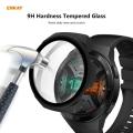 For Huawei Watch GT 2e 46mm ENKAY Hat-Prince ENK-AC8203 Full Coverage PC Frosted Case + 9H Temper...