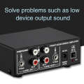 B053 Front Stereo Sound Amplifier Headphone Speaker Amplifier Booster with Volume Adjustment, 2-W...