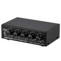 B055 5-Channel Active Stereo Mixer Multi-Channel Mixer with Independent Volume Adjustment  & USB ...