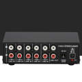 B055 5-Channel Active Stereo Mixer Multi-Channel Mixer with Independent Volume Adjustment  & USB ...