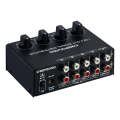 1-In 4-Out Front Stereo Signal Amplifier, Independent Output Volume Adjustment RCA Interface No L...