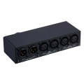 2-In 1-Out XLR Switcher Fully Balanced Passive Pre-Active Speaker Lossless Volume Control Switcher