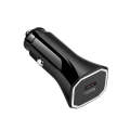 YS-2 PD 20W USB-C / Type-C Interface Car Fast Charger for iPhone Series / iPad Series(Black)