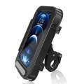 Bicycle Phone Holder Waterproof Bicycle Motorcycle Handlebar Case For 4.7-6.8 Inch Mobile Phone M...
