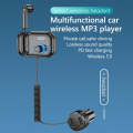 T2 FM Transmitter Hands-free Headphone Kit Headphone MP3 Player Private Call USB PD Quick Charge ...