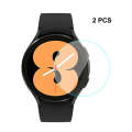 2 PCS For Samsung Galaxy Watch4 40mm ENKAY Hat-Prince 0.2mm 9H 2.15D Curved Edge Tempered Glass S...