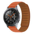 Silicone Magnetic Watch Band For Samsung Galaxy Gear Sport(Orange Red)