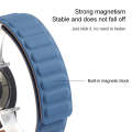 Silicone Magnetic Watch Band For Samsung Galaxy Gear Sport(Dark Blue)