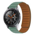 Silicone Magnetic Watch Band For Amazfit GTR 42MM(Pine Needle Green)