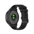 For Samsung Galaxy Watch3 45MM 22mm Checkered Silicone Watch Band(Black)