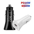 TE-P2 PD 20W Type-C Interface Car Charger(Black)