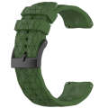 For Suunto 9 24mm Football Pattern Silicone Solid Color Watch Band(Amy Green)