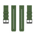 For Suunto 9 24mm Football Pattern Silicone Solid Color Watch Band(Amy Green)