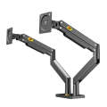 NORTH BAYOU NB G32 Aluminum Alloy Dual Monitor Mount Gas Spring Arm Full Motion Holder for 22- 32...