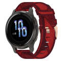 For Garmin Venu 2S 18mm Nylon Woven Watch Band(Red)