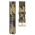 For Garmin Forerunner 158 20mm Nylon Woven Watch Band(Yellow)