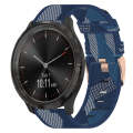 For Garminmove 3 20mm Nylon Woven Watch Band(Blue)