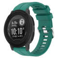 For Garmin Instinct 22mm Solid Color Silicone Watch Band(Green)