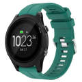 For Garmin Forerunner 935 22mm Solid Color Silicone Watch Band(Green)