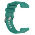 For Garmin Forerunner 935 22mm Solid Color Silicone Watch Band(Green)