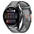 For Huawei Watch 3 22mm Nylon Woven Watch Band(Grey)