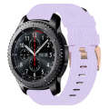 For Huawei Watch 3 22mm Nylon Woven Watch Band(Light Purple)
