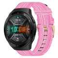 For Huawei Watch GT 2E 22mm Nylon Woven Watch Band(Pink)