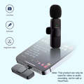 K9 Wireless Clip-on Auto-Sync Noise Cancelling Live Mini Microphone with 8-Pin Receiver