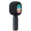 JY57 TWS Wireless Karaoke Microphone Bluetooth Handheld Portable Speaker Home KTV Player with LED...