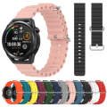 For Huawei Watch GT Runner 22mm Ocean Style Silicone Solid Color Watch Band(Pink)