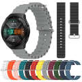 For Huawei Watch GT 2E 22mm Ocean Style Silicone Solid Color Watch Band(Rock Gray)