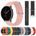 For Amazfit GTR 2e 22mm Ocean Style Silicone Solid Color Watch Band(Pink)