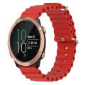 For Garmin Forerunner 645 Music 20mm Ocean Style Silicone Solid Color Watch Band(Red)