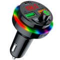 PDF17 Car Bluetooth 5.0 Charger FM Transmitter Type-C Dual USB MP3 Music Player