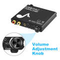 AY107 Digital to Analog Converter Optical Fiber Analog Audio Decoder USB Sound Card Digital Audio...