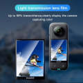 For Insta360 X3 2pcs Transparent HD Curved Protective Film
