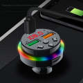 PDF15 FM Transmitter Bluetooth 5.0 Handsfree Car Kit Audio MP3 Player
