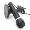 K-307 3.5mm Home Stereo MIC Computer Desktop Chatting Gaming Microphone with Stand