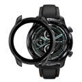 For Ticwatch Pro X Electroplated TPU Half Wrapped Watch Protective Case(Black)