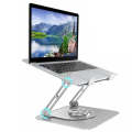 D147 Foldable 360 Degree Rotating Laptop Lifting Bracket Aluminum Alloy Notebook Desktop Stand(Si...