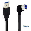 JUNSUNMAY USB 3.0 A Male to USB 3.0 B Male Adapter Cable Cord 1.6ft/0.5M for Docking Station, Ext...