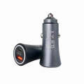 P20 38W PD3.0 20W + QC3.0 USB Safety Hammer Car Charger(Silver Gray)