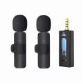 One by Two Lavalier Wireless Noise Reduction Microphone for Phone /  Camera / Laptop / MacBook wi...