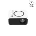 YT300 Home Multimedia Mini Remote Projector Support Mobile Phone(UK Plug White)
