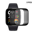 For Redmi Watch 3 Lite / Watch 3 Active 5pcs ENKAY 3D Full Coverage Soft PC Edge + PMMA HD Screen...