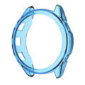 For Garmin Forerunner 265 ENKAY Hat-Prince Transparent TPU Frame Drop Protection Case(Blue)