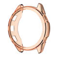 For Garmin Forerunner 265S ENKAY Hat-Prince Transparent TPU Frame Drop Protection Case(Orange)