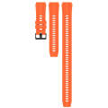 For Honor Watch GS 3i Long & Short Sports Solid Color Silicone Watch Band Set(Orange)
